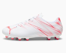 Puma Attacanto Firm Ground Junior Football Boots White Orchid Size 5.5 Puma Attacanto Firm Ground Junior Football Boots White Orchid Size 5.5