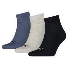 Puma Quarter Training Sock (Navy Grey Blue) Uk 2.5 to 5.5 Puma Quarter Training Sock (Navy Grey Blue) Uk 2.5 to 5.5