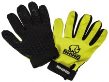 Rhino Pro Full Finger Mitts (Yellow Black) XS/Small