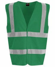 RTX Hi Vis Waistcoat Kelly Green Size Medium