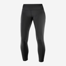 Salomon Agile Womens Long Tight (Black) XS