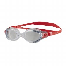 Speedo Futura Biofuse Flexiseal Goggles (Red Clear Lens) Adults