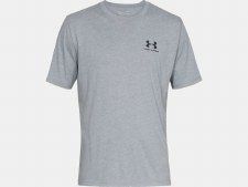 Under Armour Sportsstyle Short Sleeve Tee (Grey) Medium