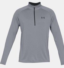 Under Armour Tech 2.0 1/2 Zip (Grey Black) Large