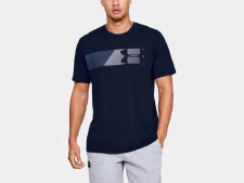 Under Armour Fast Left Chest Tee (Navy) Small