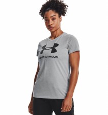 Under Armour Sportstyle Graphic Short Sleeve Tee (Light Heather Jet Grey) Medium