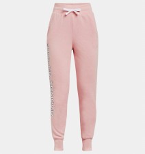 Under Armour Girls Rival Fleece Joggers (Retro Pink) Small Girls