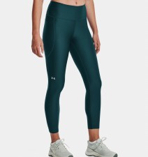 Under Armour Women's HeatGear® Armour No-Slip Waistband Ankle Leggings (Tourmaline Teal) Size XS