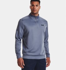 Under Armour Armour Fleece® ¼ Zip (Aurora  Black) Small