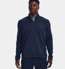 Under Armour Storm Sweater Fleece ¼ Zip Navy Medium