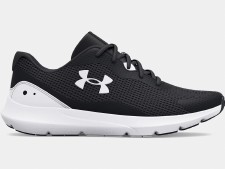 Under Armour Surge 3 Running Shoes (Black White) 9 Under Armour Surge 3 Running Shoes (Black White) 9