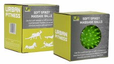 Urban Fitness Soft Spikey Massage Ball (Green) 9cm