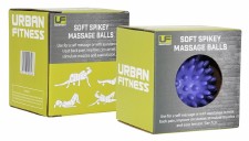 Urban Fitness Soft Spikey Massage Ball (Purple) 7cm