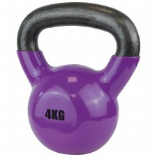 Urban Fitness Vinyl Coated Dumbell 4 Kg (Purple)
