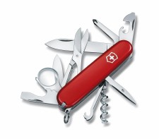 Victorinox Explorer Swiss Army Pocket Knife With Magnifying Glass Red