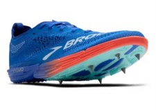 Additional picture of Brooks Hyperion Elite MD Running Spikes Cobalt Pink Clay Limpet Size 6