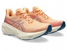 Additional picture of Asics Novablast 4 Women's Running Shoes Faded Orange Deep Red Size 7