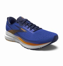 Additional picture of Brooks Trace 3 Men's Running Shoes Blue Peacoat Orange Size 14 Uk