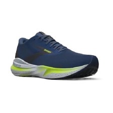 Additional picture of Brooks Adrenaline GTS 24 Men's Running Shoes Navy Peony Black Acid Lime Size 6