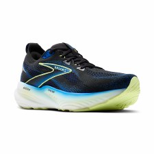 Additional picture of Brooks Glycerin 22 Men's Running Shoes Black Cobalt Neo Yellow Size 9
