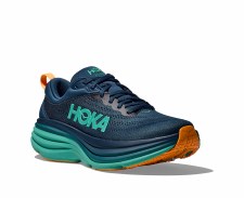 Additional picture of Hoka Bondi 8 Men's Running Shoes Midnight Shoreline Size 9