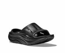 Additional picture of Hoka Ora Recovery Slide 3 Unisex Black Size 11.5