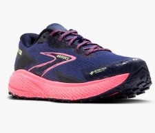 Additional picture of Brooks Divide 5 GTX Women's Trail Running Shoes Grey Blue Pink Lime Size 5
