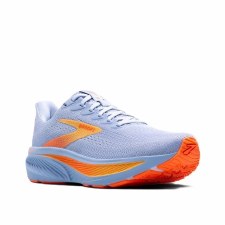 Additional picture of Brooks Ghost 17 Womens Running Shoe Blue Heron White Orange Size 6.5