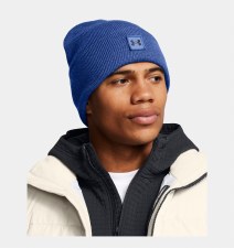 Additional picture of Under Armour Men's Halftime Cuff Beanie Hat Blue