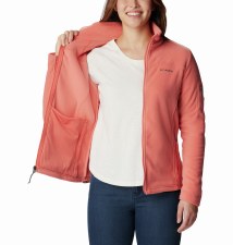 Additional picture of Columbia Fast Trek™ II Women's Full Zip Fleece Jacket Faded Peach Size Medium