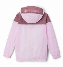 Additional picture of Columbia Youth Challenger™ Windbreaker Black Pink Dawn Fig Size Large