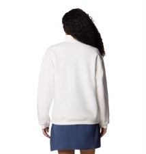 Additional picture of Columbia Women's Meridian Creek™ Half Zip Sweatshirt Sea Salt Size Large