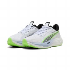 Additional picture of Puma Velocity Nitro 3 Hyrox Womens Running Shoe White Green Black Size 7