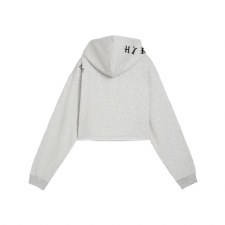 Additional picture of PUMA x HYROX Heavyweight Hoodie Women Light Grey Heather Size XS