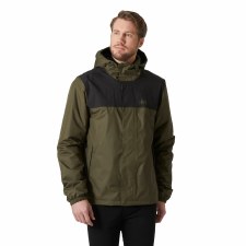 Additional picture of Helly Hansen Vancouver Fleece Lined Waterproof Jacket Utility Green Size Large