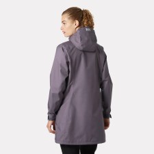 Additional picture of Helly Hansen Women's Long Belfast Jacket Smoked Purple Size Small