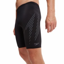 Additional picture of Speedo Hyperboom Placement Men's Jammer Black Grey Size 36