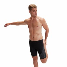Additional picture of Speedo Medley Logo Men's Jammer Black Grey Size 38