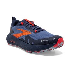 Additional picture of Brooks Cascadia 17 GTX Gore Tex Women's Trail Running Shoes Navy Bittersweet Peacoat Size 8.5