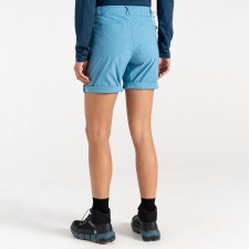 Additional picture of Dare2b Melodic II Women's Lightweight Shorts Niagara Blue Size 12 Uk