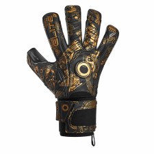 Additional picture of Elite Sport Aztlan Goalkeeper Gloves Black Gold Size 10