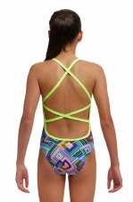 Additional picture of Funkita Strapped In One Piece Boxanne Girls Swimsuit Age 12