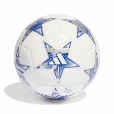 Additional picture of Adidas UEFA Champions League Club Football White Metallic Cyan Size 5