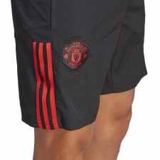 Additional picture of Adidas Manchester United Tiro 23 Down Time Training Shorts Black Size Small