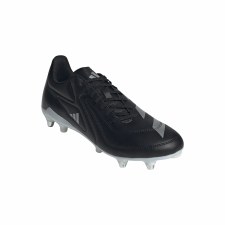 Additional picture of Adidas RS15 Soft Ground Rugby Boots Black Silver White Size 7
