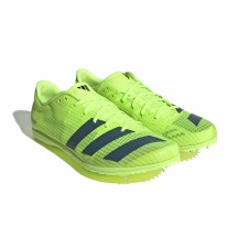 Additional picture of Adidas Distancestar Unisex Running Spikes Lucid Lemon Wonder Blue Size 10