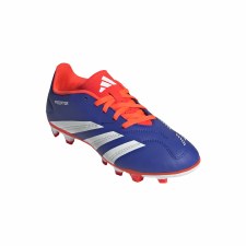 Additional picture of Adidas Predator Club Firm Ground Junior Football Boots Lucid Blue Solar Red White Size 10
