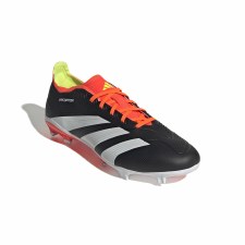 Additional picture of Adidas Predator League Firm Ground Football Boots Black White Solar Red Size 8