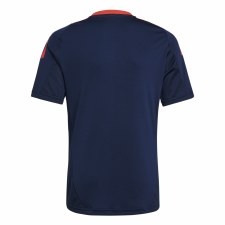 Additional picture of Adidas Manchester United Tiro 24 Training Jersey Junior Bright Red Indigo Blue Age 9-10