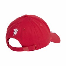 Additional picture of Adidas Manchester United 24/25 Baseball Cap Red White Adults